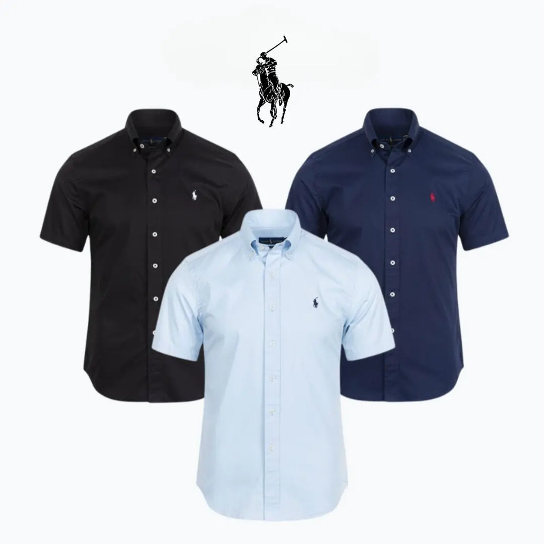 Men's Short-Sleeve Button-Up Shirt