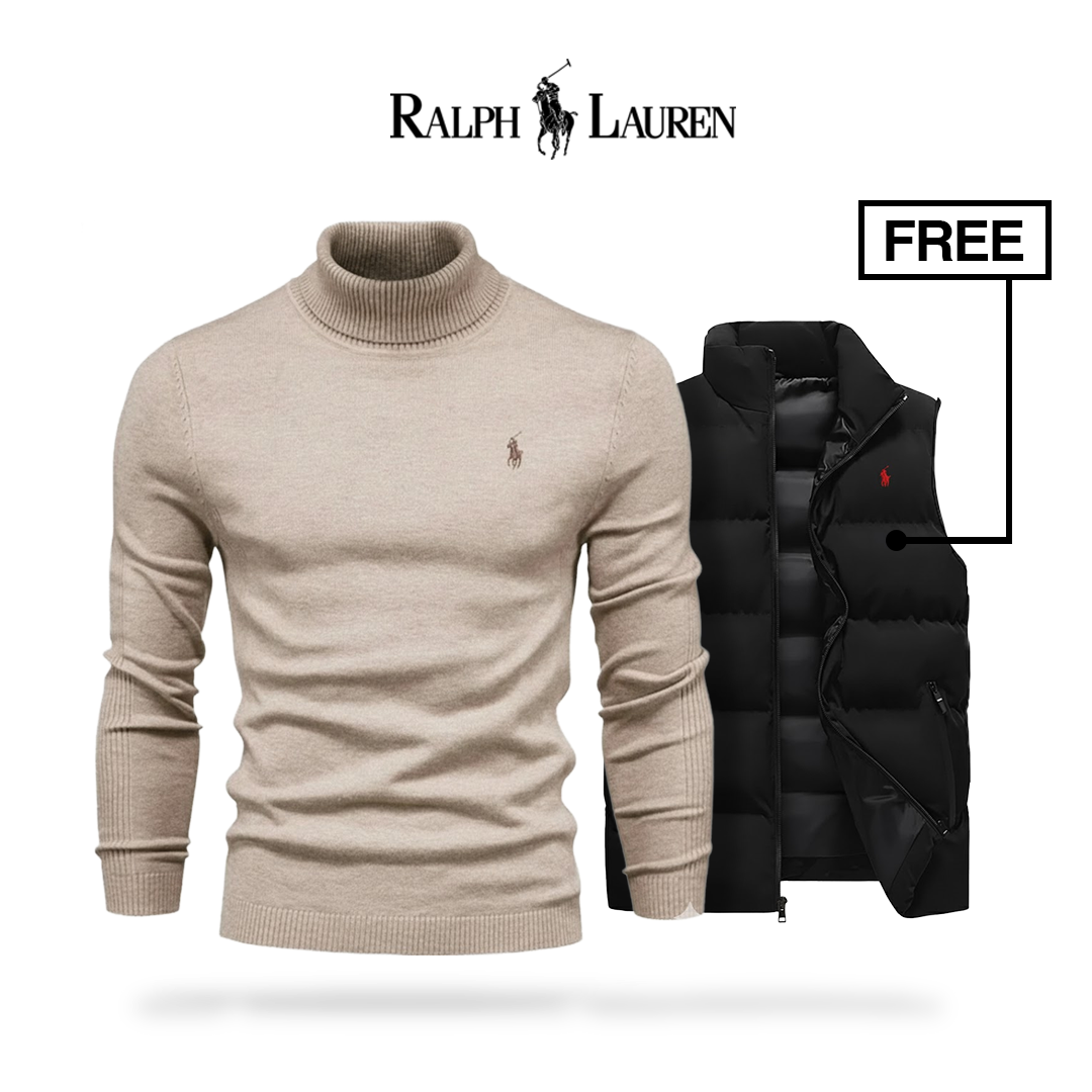 Ralph Lauren | Premium πουλόβερ + δωρεάν μπουφάν-γιλέκο