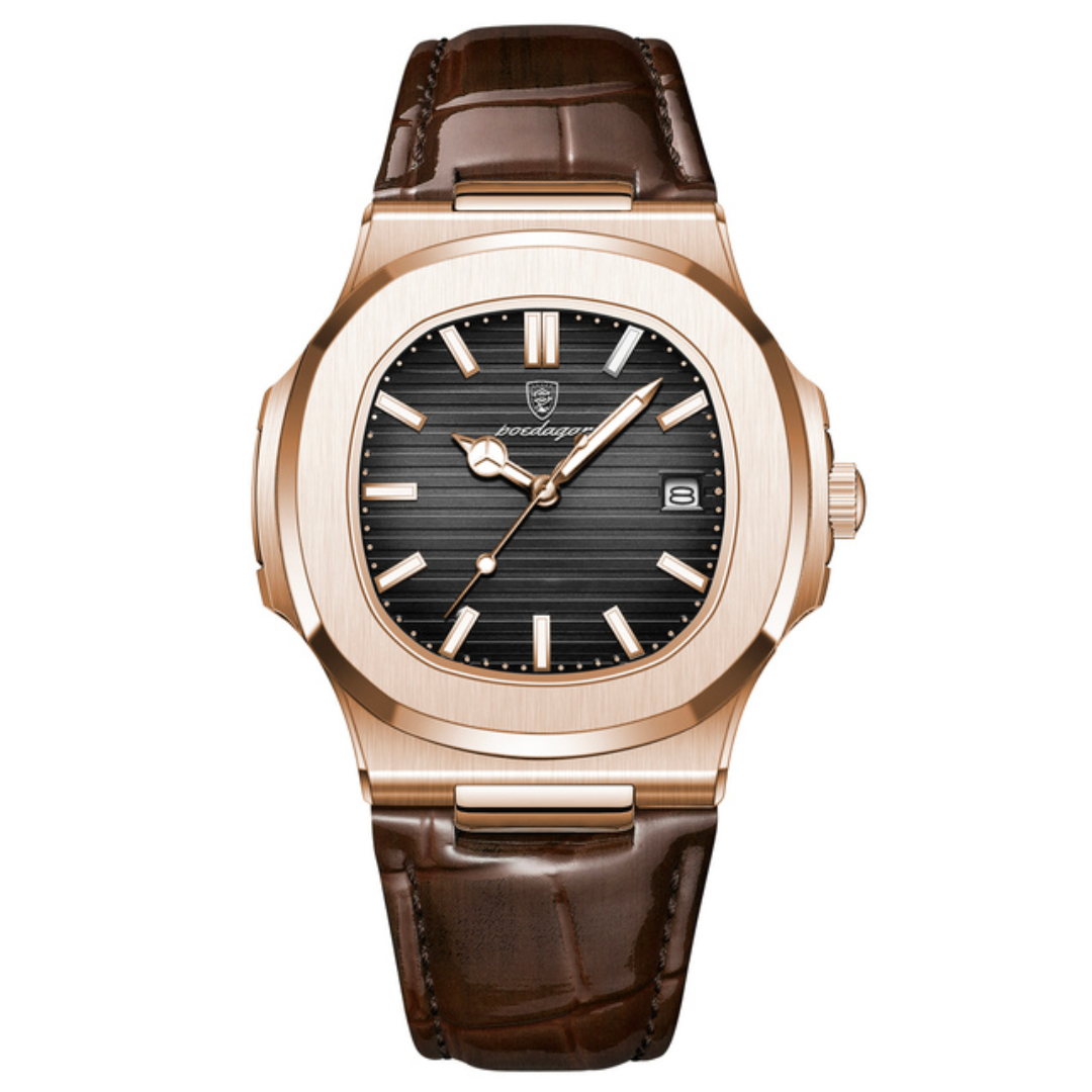 Relógio Poedagar Nautilus Pelle Gold