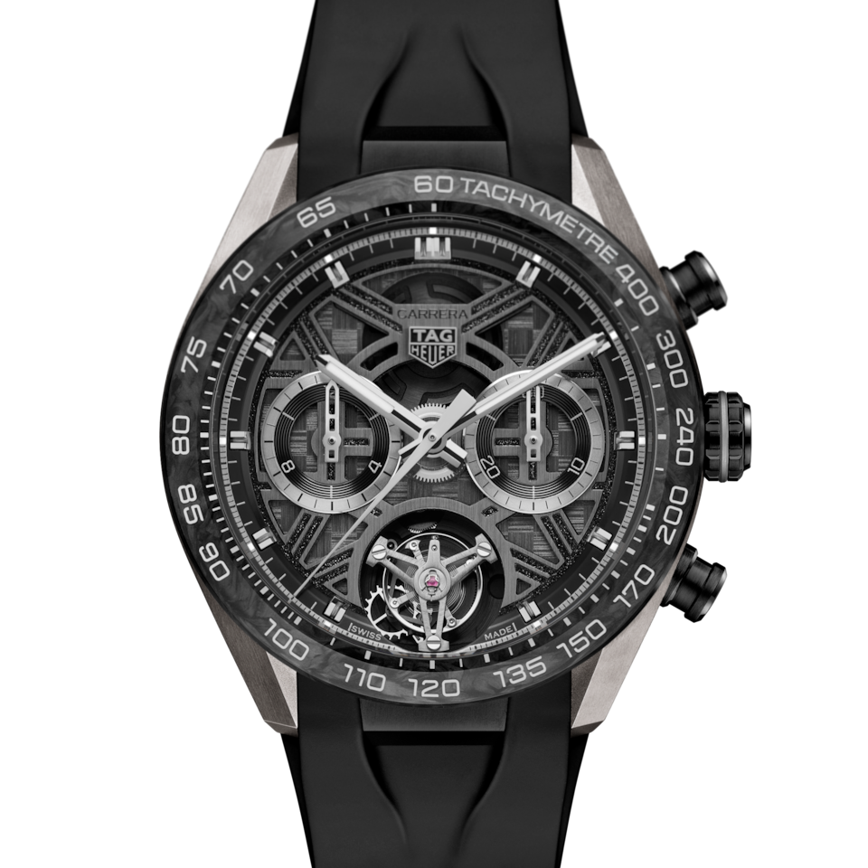 タグ・ホイヤー カレラ トゥールビヨン エクストリーム スポーツ 44mm – ブラック