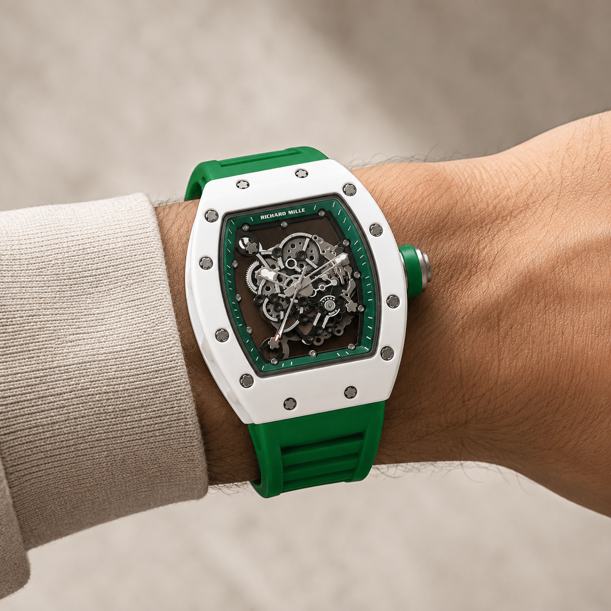 Richard Mille RM 055 Bubba Watson 41mm – Grön