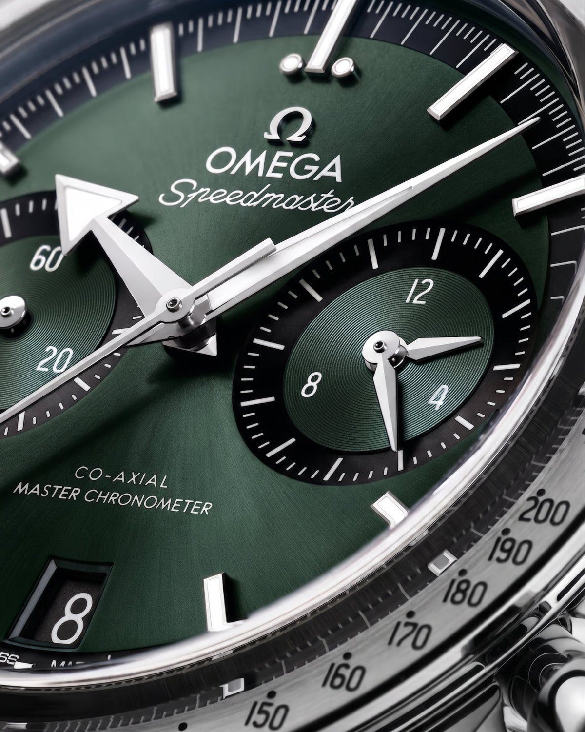 Speedmaster '57 Verde 40.5mm Correa de piel
