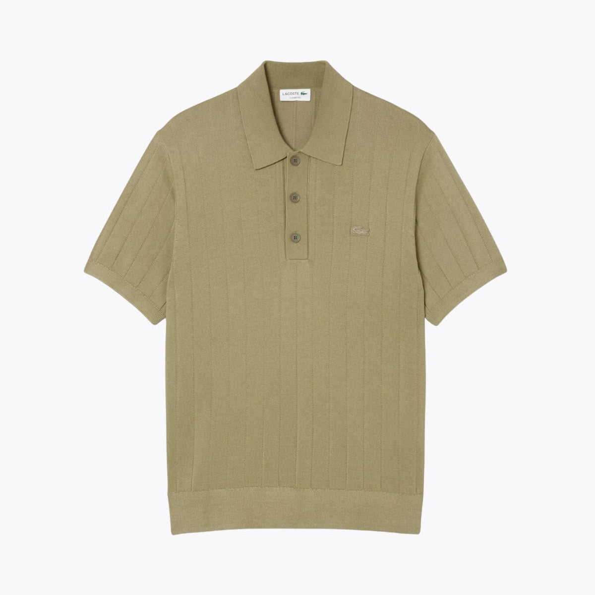 LC Sweter z dzianiny prążkowanej z kołnierzykiem polo