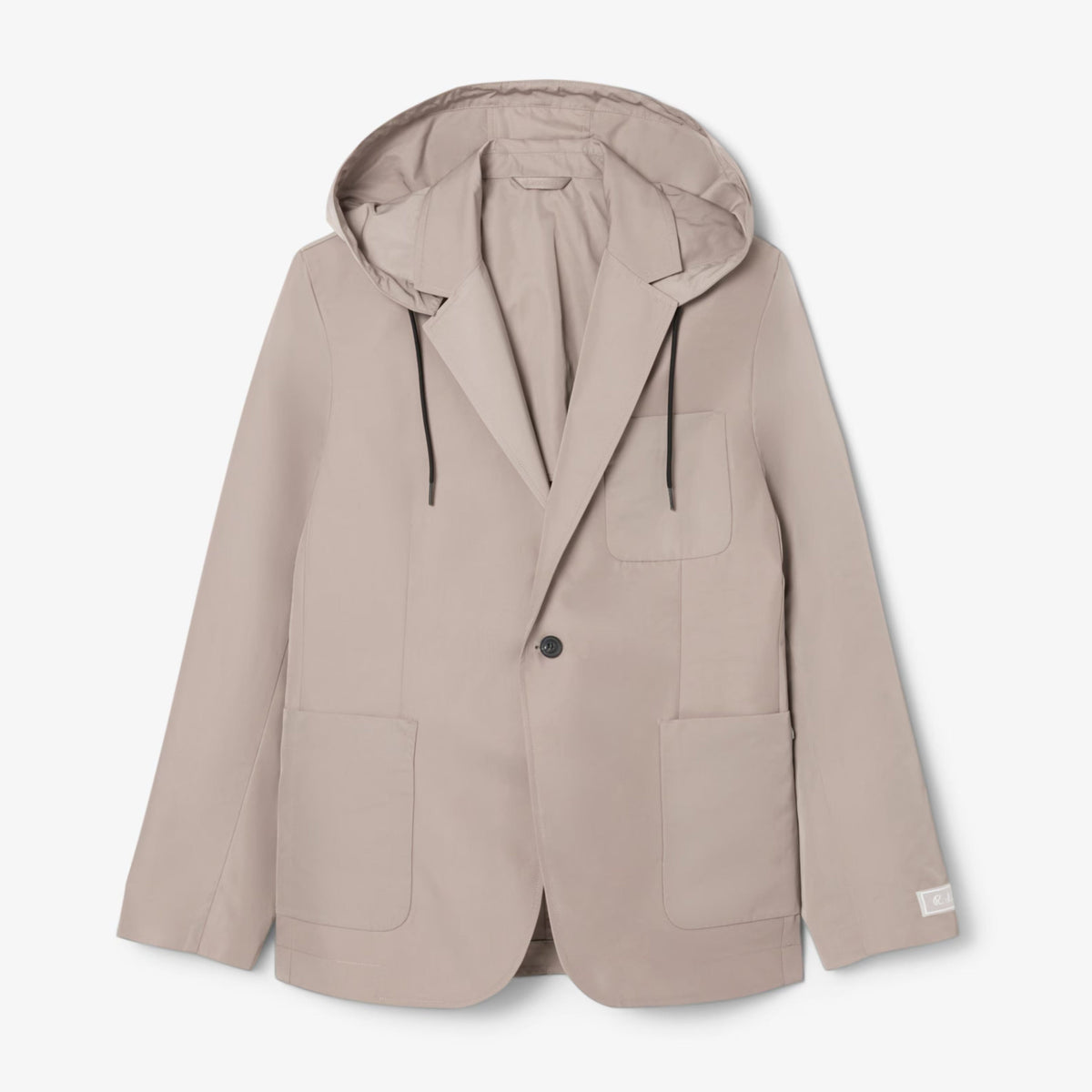 LC Marynarka z diagonalu z kapturem