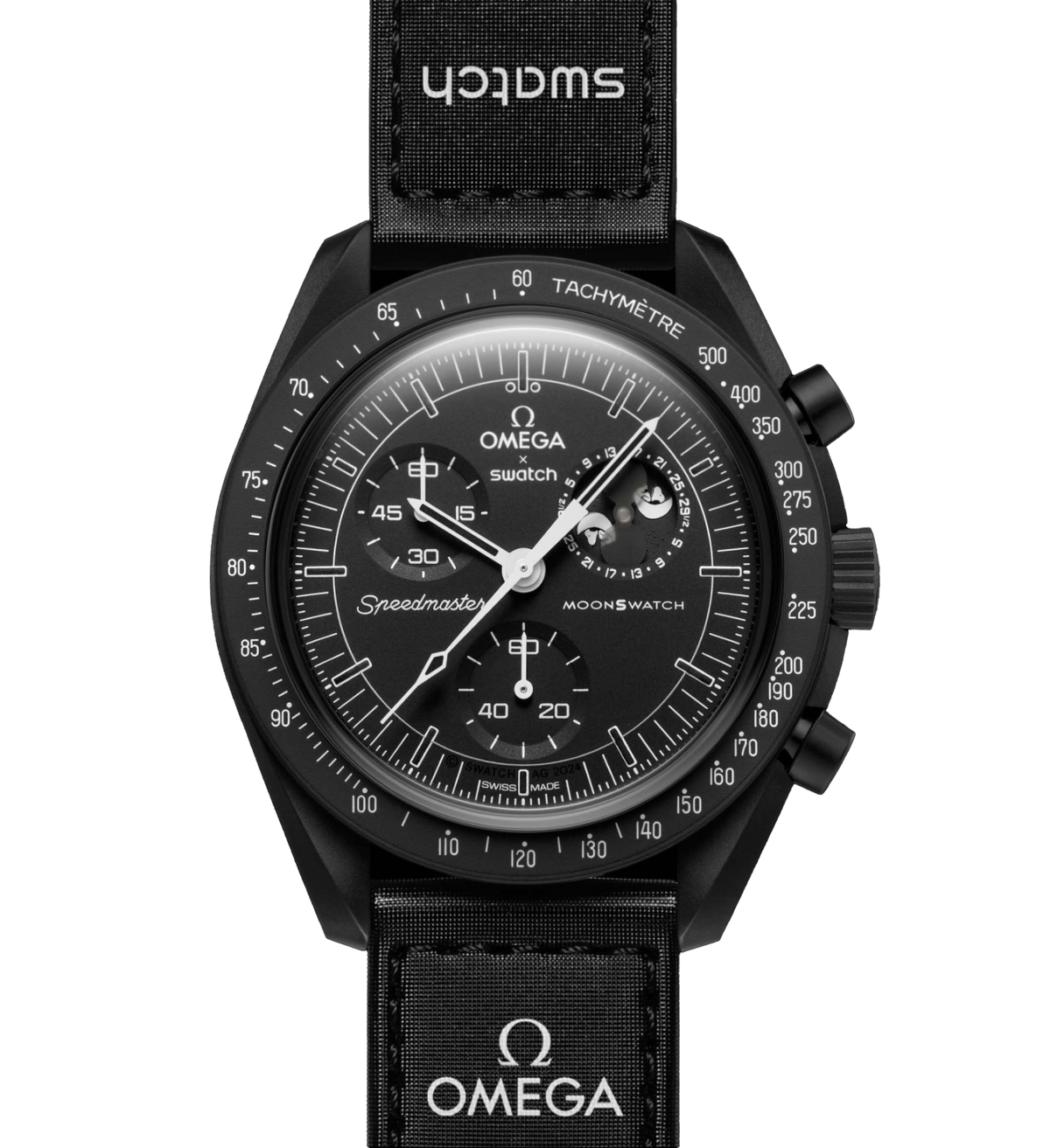 Omega x Swatch MoonSwatch Misión a la Lunafase – Luna nueva 42mm