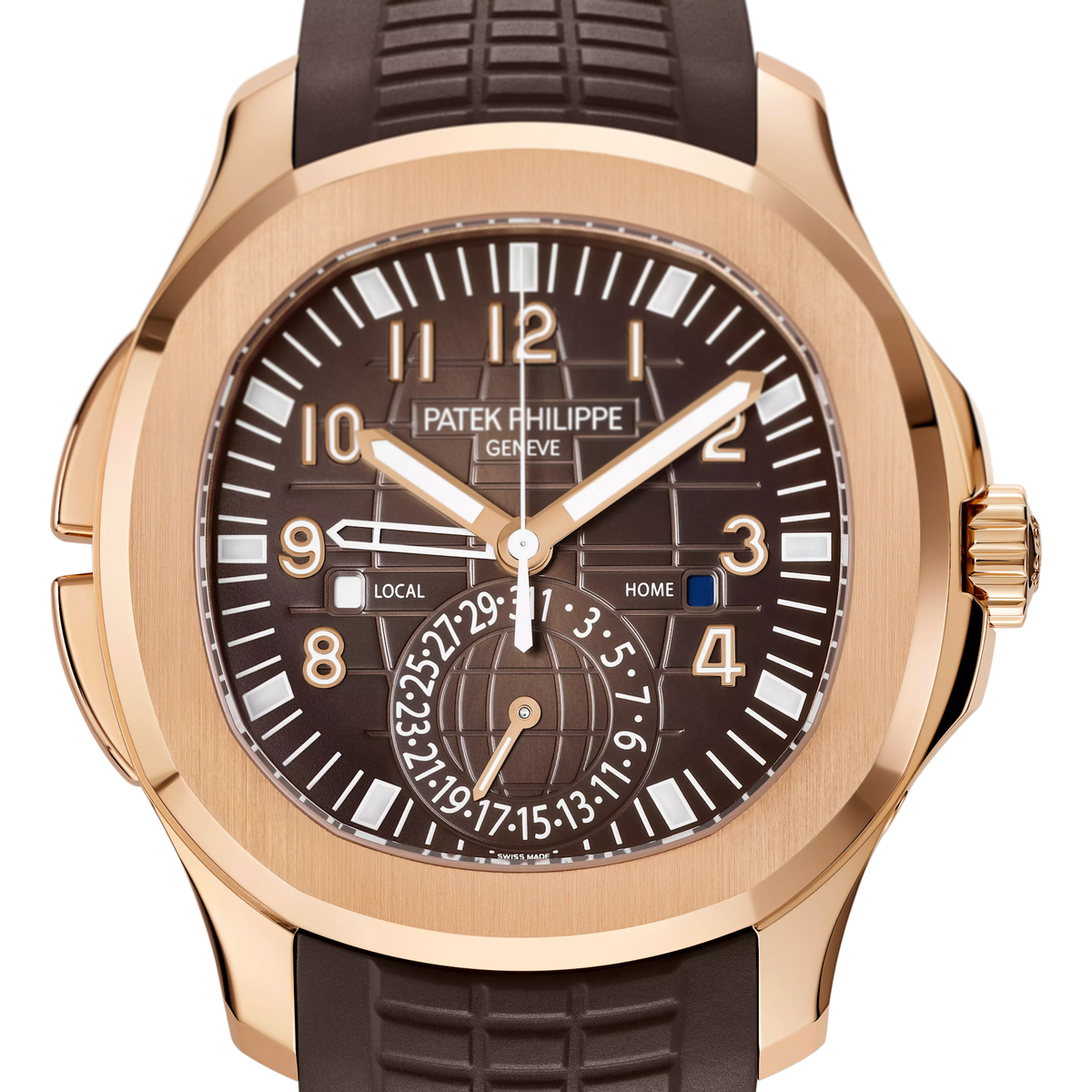 Patek Philippe Aquanaut Travel Time 40.8mm – Roséguld
