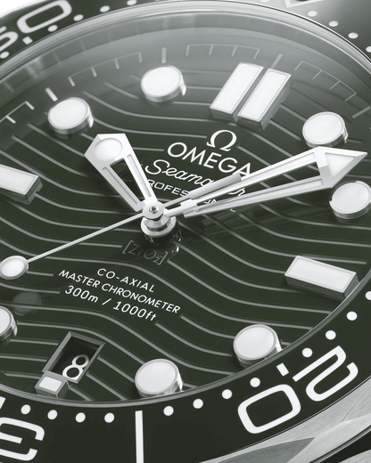 Seamaster Diver 300M Green 42mm kumirannekkeella