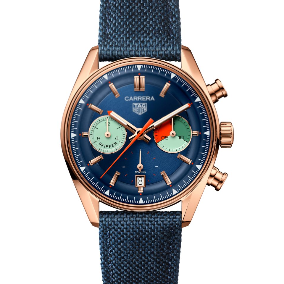 TAG Heuer Carrera Skipper 39mm – Gold-Tone