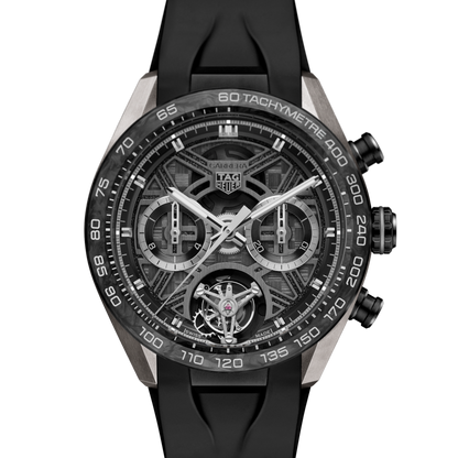 タグ・ホイヤー カレラ トゥールビヨン エクストリーム スポーツ 44mm – ブラック