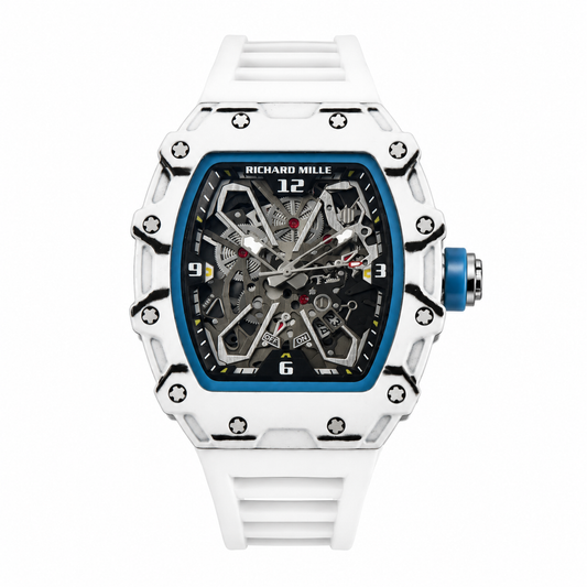 Richard Mille RM 055 Fibre de carbone 42mm – Blanc