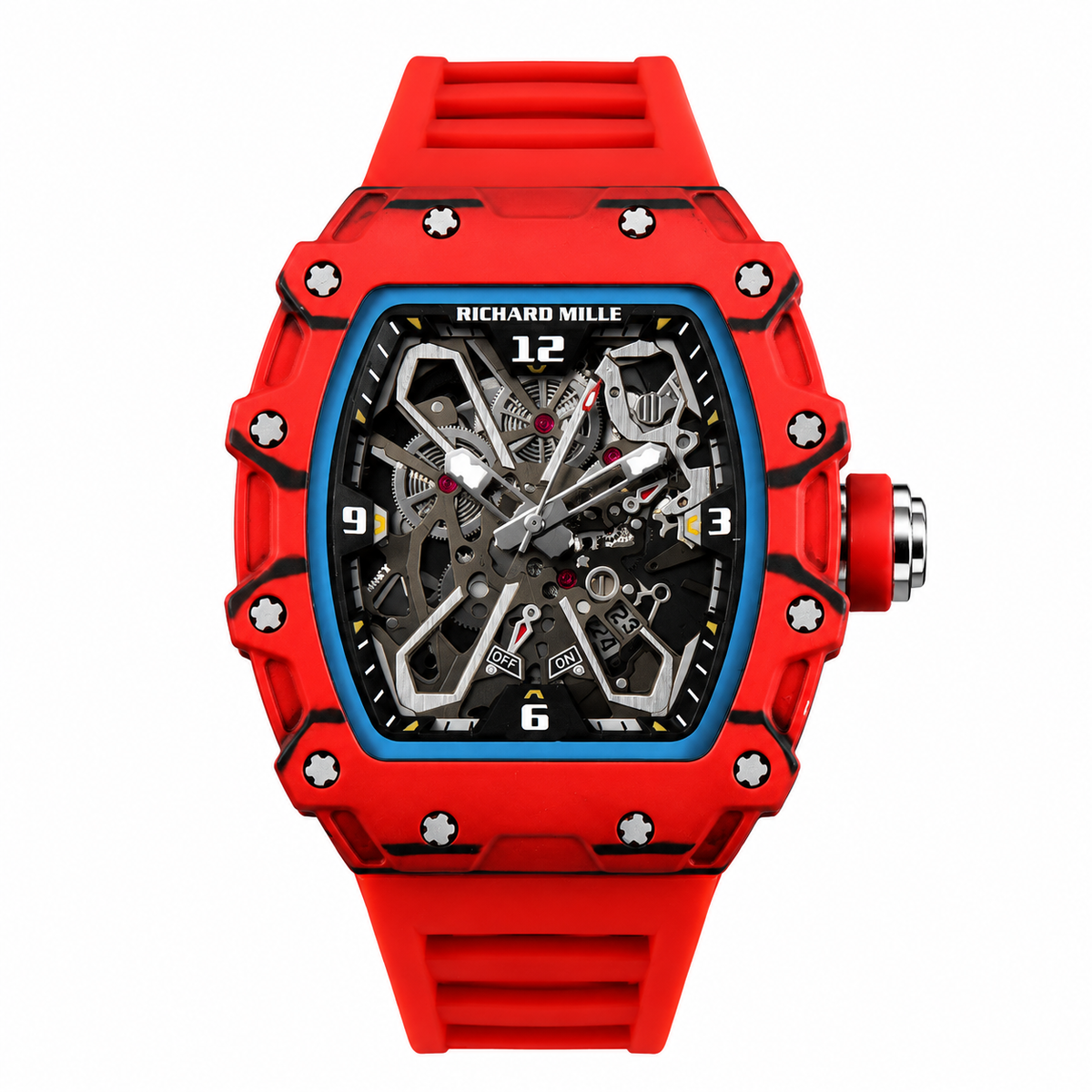 Richard Mille RM 055 Carbon Fiber 42mm – Red