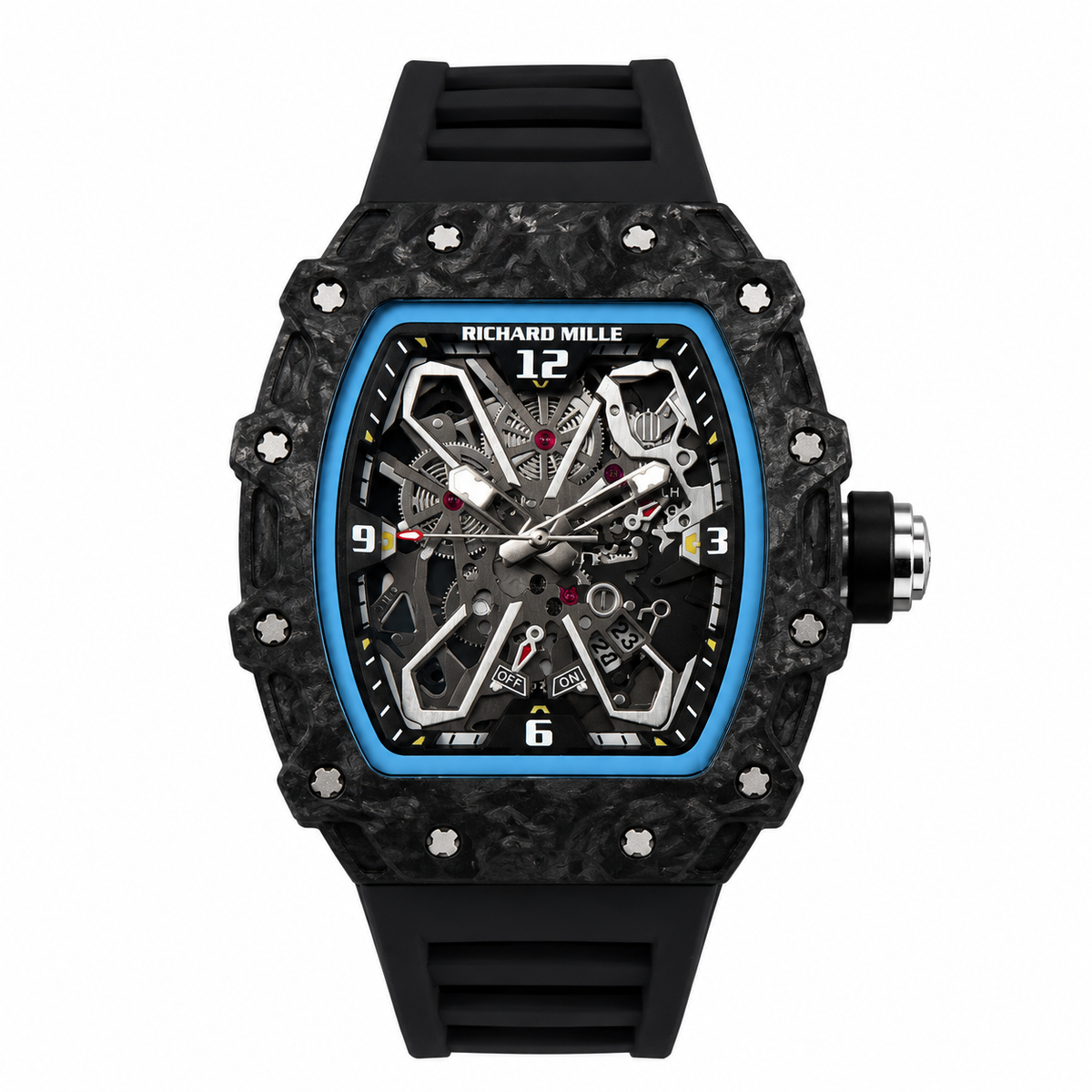 Richard Mille RM 055 Carbon Fiber 42mm – Svart
