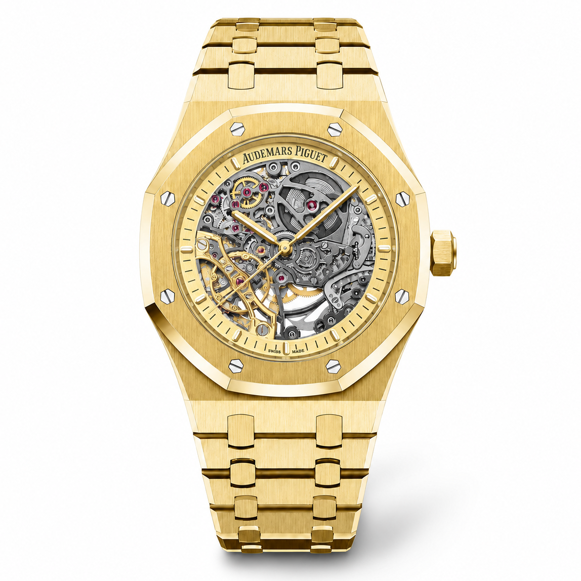 Royal Oak Skeleton 43mm – guld