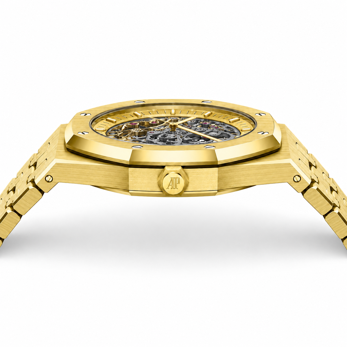 Royal Oak Skeleton 43mm – guld