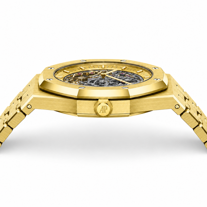 Royal Oak Skeleton 43mm – guld