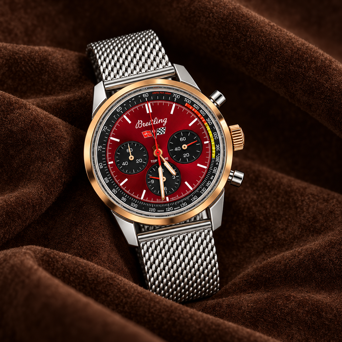Breitling Top Time Chevrolet Corvette 42mm – Červená