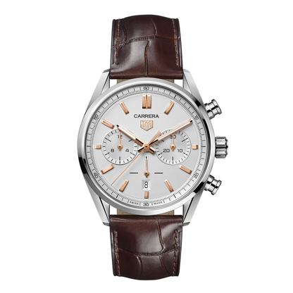 TAG Heuer Carrera Chronograph 42mm – Braunes Lederarmband