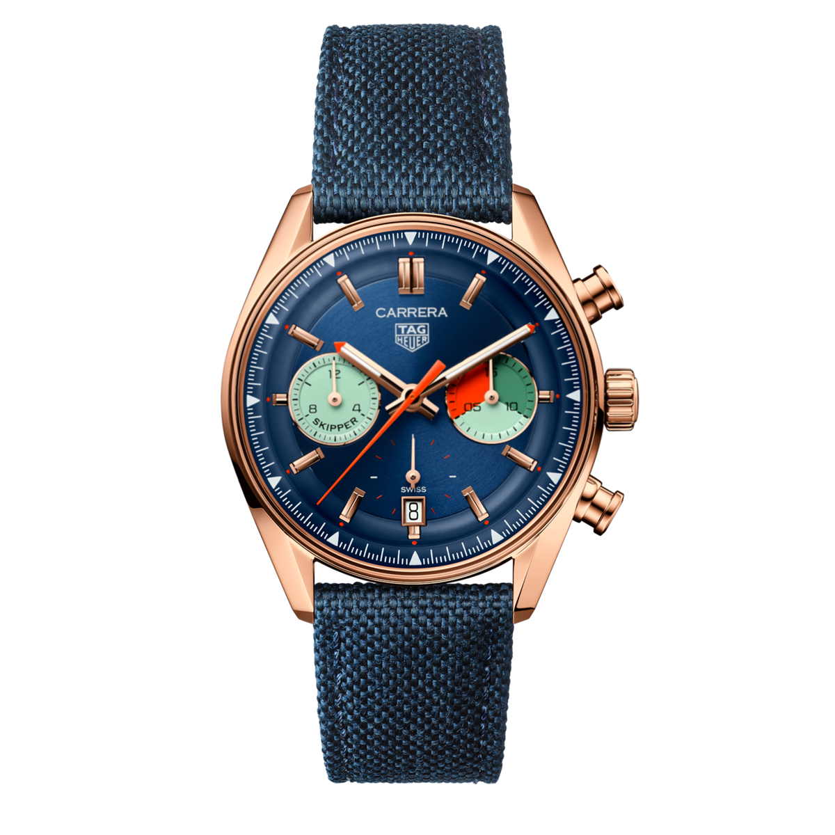 TAG Heuer Carrera Skipper 39mm – Gold-Tone