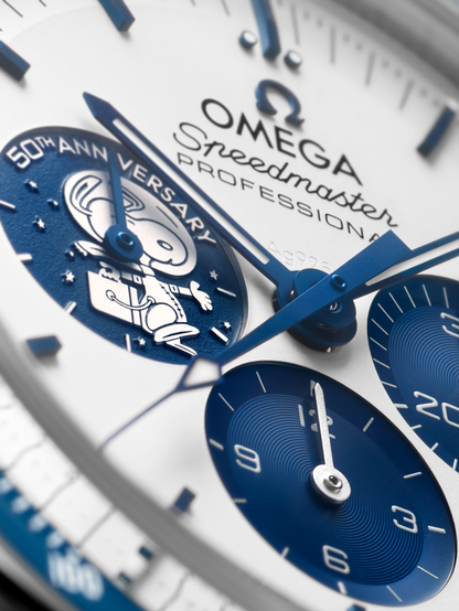 Speedmaster Silver Snoopy Award 50. výročí 42mm – Super kopie | expresní doprava