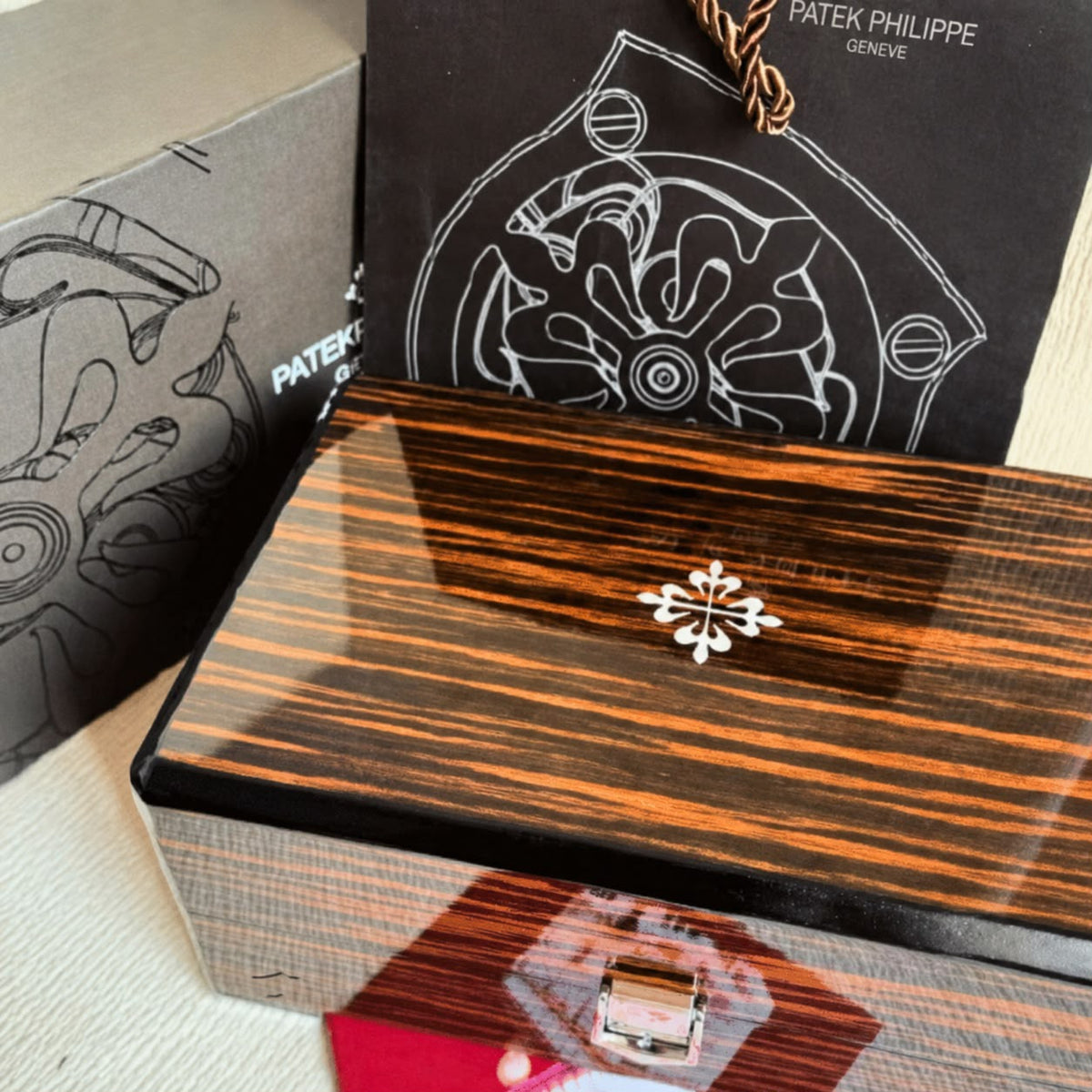 Patek Philippe Wooden Watch Box + Certificate