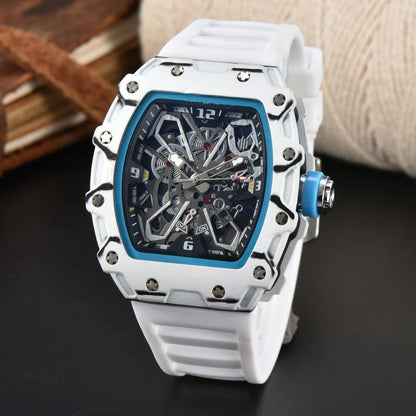 Richard Mille RM 055 z karbonových vláken 42mm – bílá