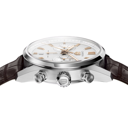 TAG Heuer Carrera Chronograph 42mm – Braunes Lederarmband