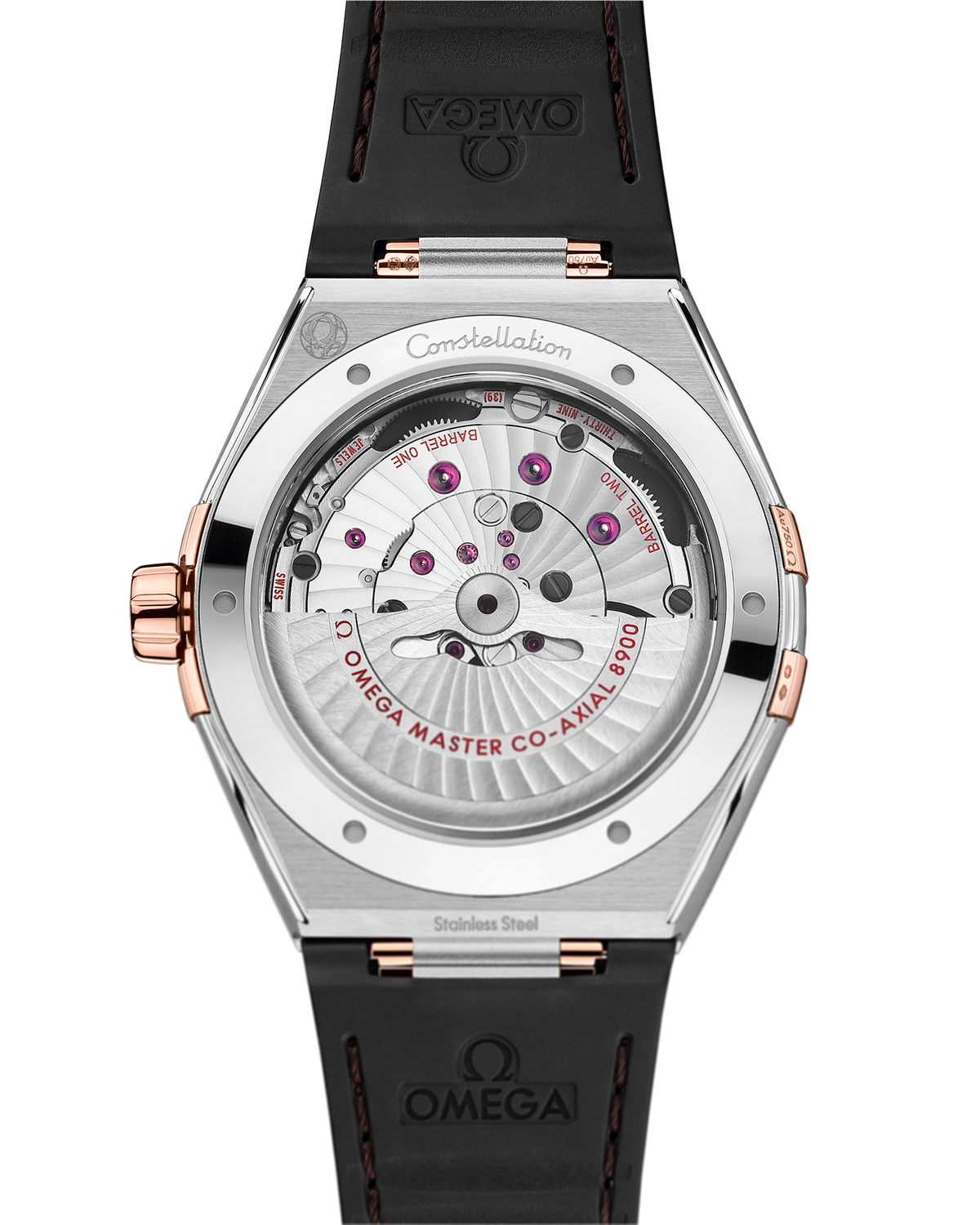 Constellation 41mm Steel Leren Band