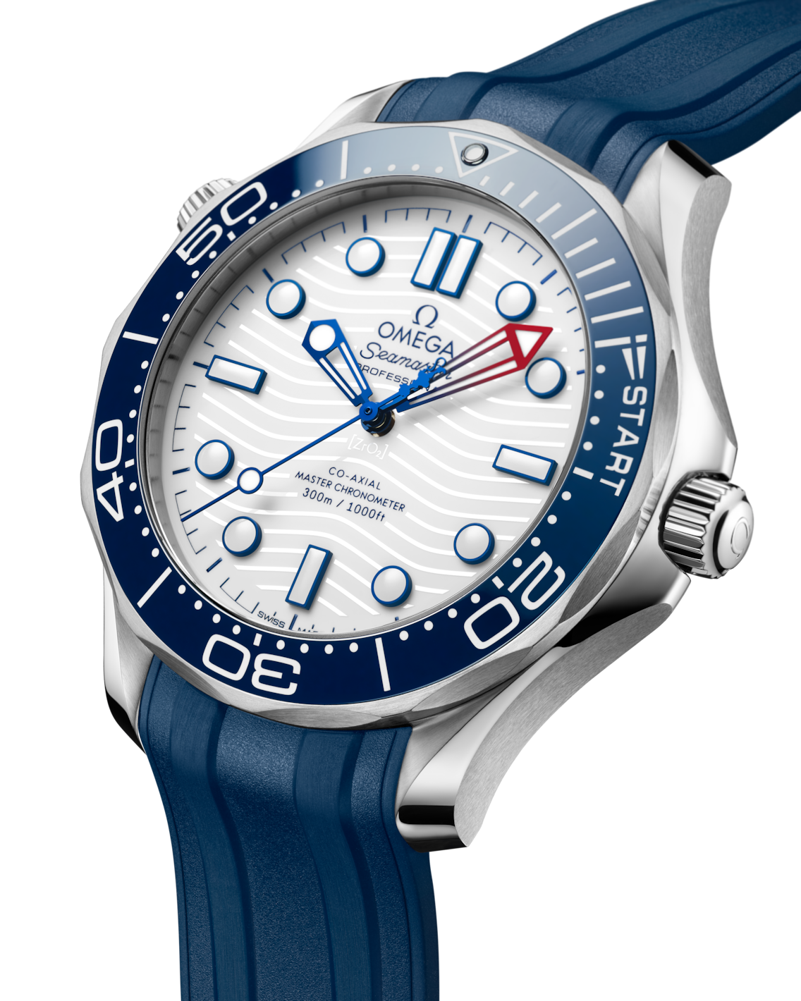 Seamaster Diver 300M America's Cup 42mm Bracelet en caoutchouc