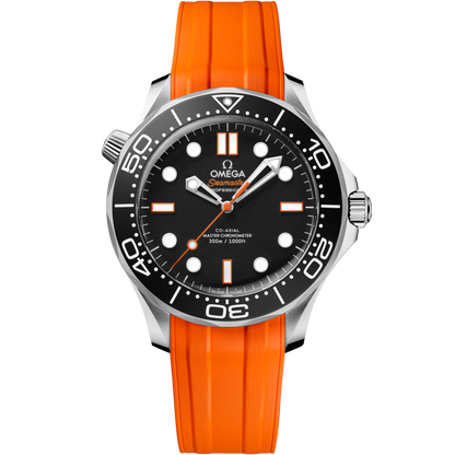 Seamaster Diver 300M 42mm Orange Rubber Strap