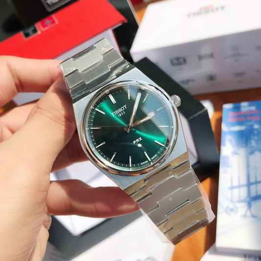 Hodinky ТЅТ PRX 40mm zelené