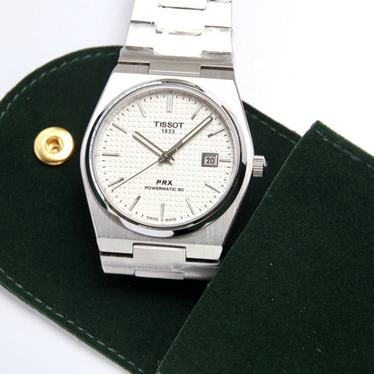 ТЅТ PRX Textured 40mm Watch Silver White