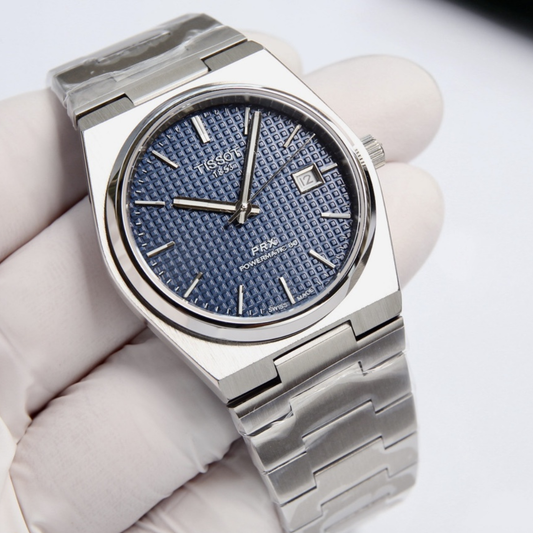 Hodinky ТЅТ PRX Textured 40mm modré