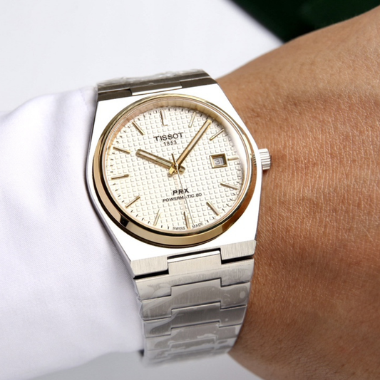 Hodinky ТЅТ PRX Two Tone 40mm zlaté