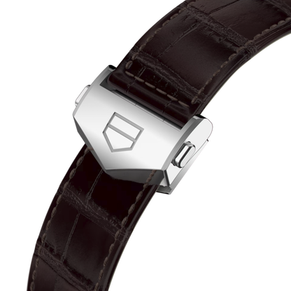 TAG Heuer Carrera Chronograph 42mm – Braunes Lederarmband