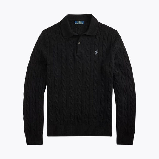 RL Wool–Cashmere Cable-Knit Jumper