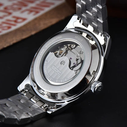 Seiko Presage automatski sat s otvorenim mehanizmom 42 mm