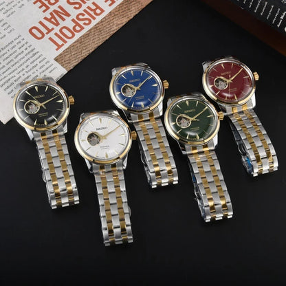 Seiko Presage automatski sat s otvorenim mehanizmom 42 mm