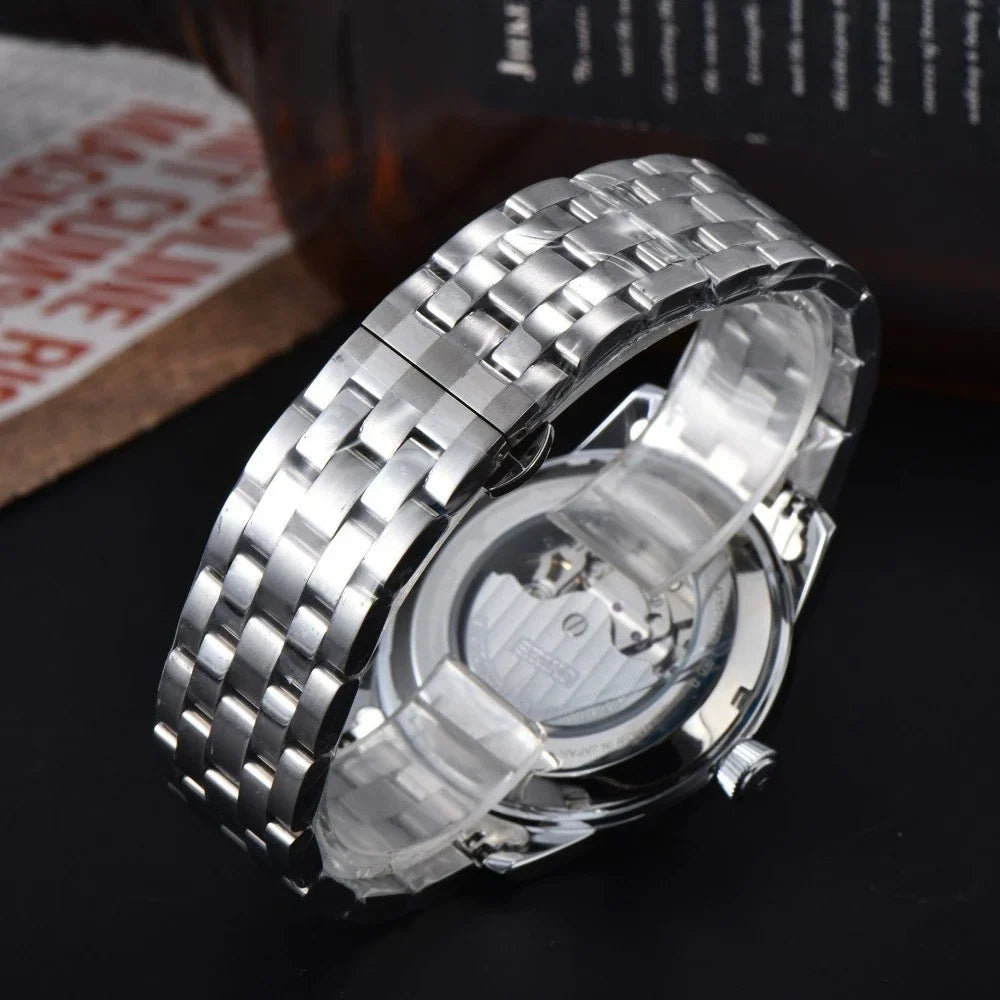 Seiko Presage automatski sat s otvorenim mehanizmom 42 mm