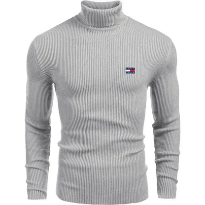 TH Turtleneck Classic Knit Sweater